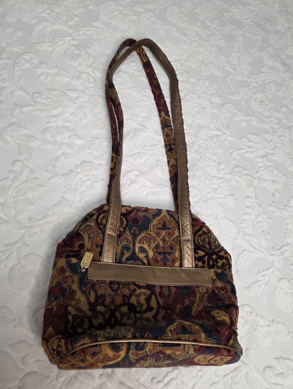 Vintage Lisette New York Tapestry Shoulder Bag